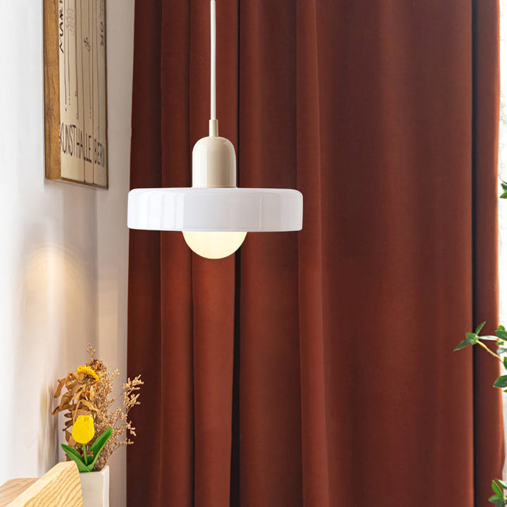 Colourful Pendant Lamp in Bauhaus Style - StiloGlas