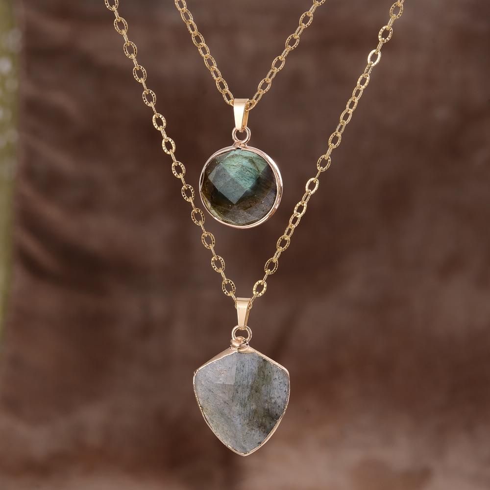 Labradorite Protection Necklace - Valoria