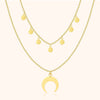 Double Layer Necklace - Luna