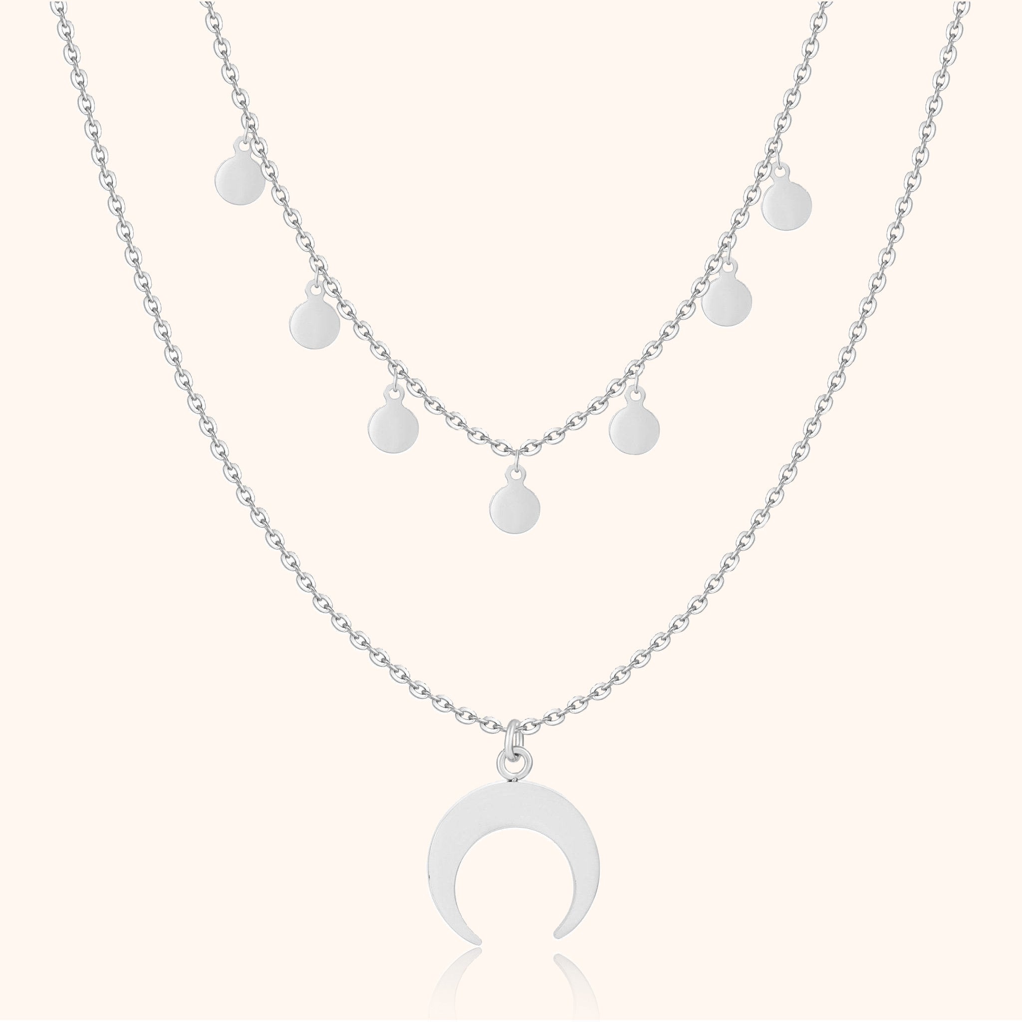 Double Layer Necklace - Luna