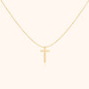 Isabella Cross Pendant Necklace