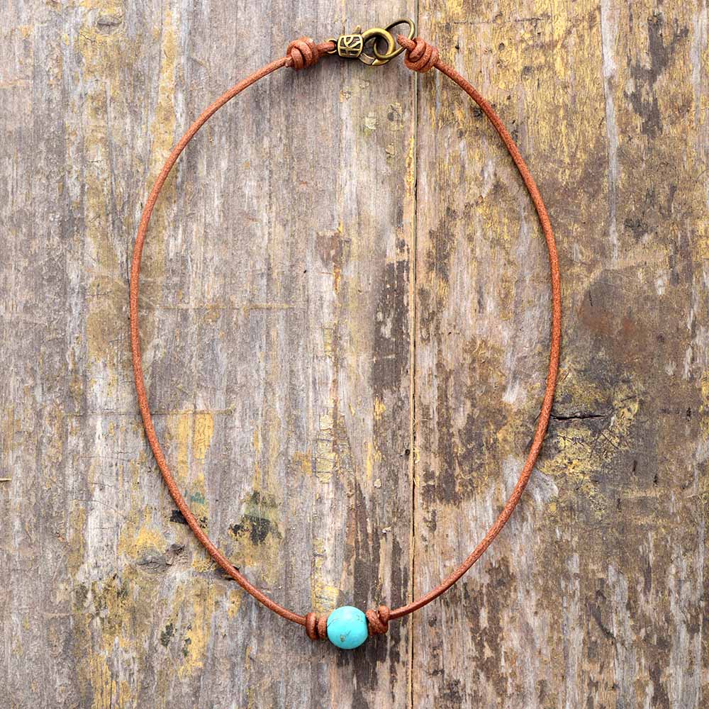 Valuable Turquoise Choker Necklace – Calista