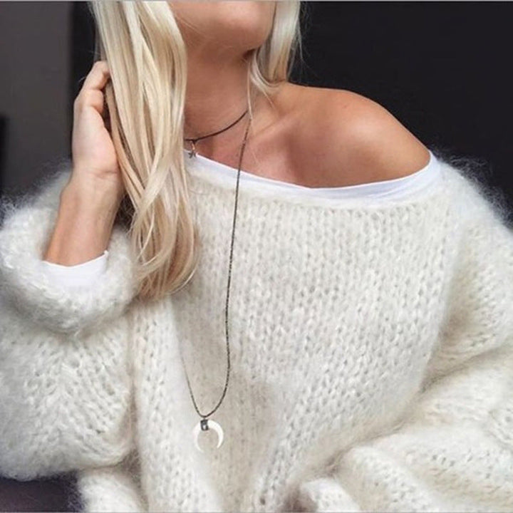 Oversized Crocheted Ladies Sweater – Freja