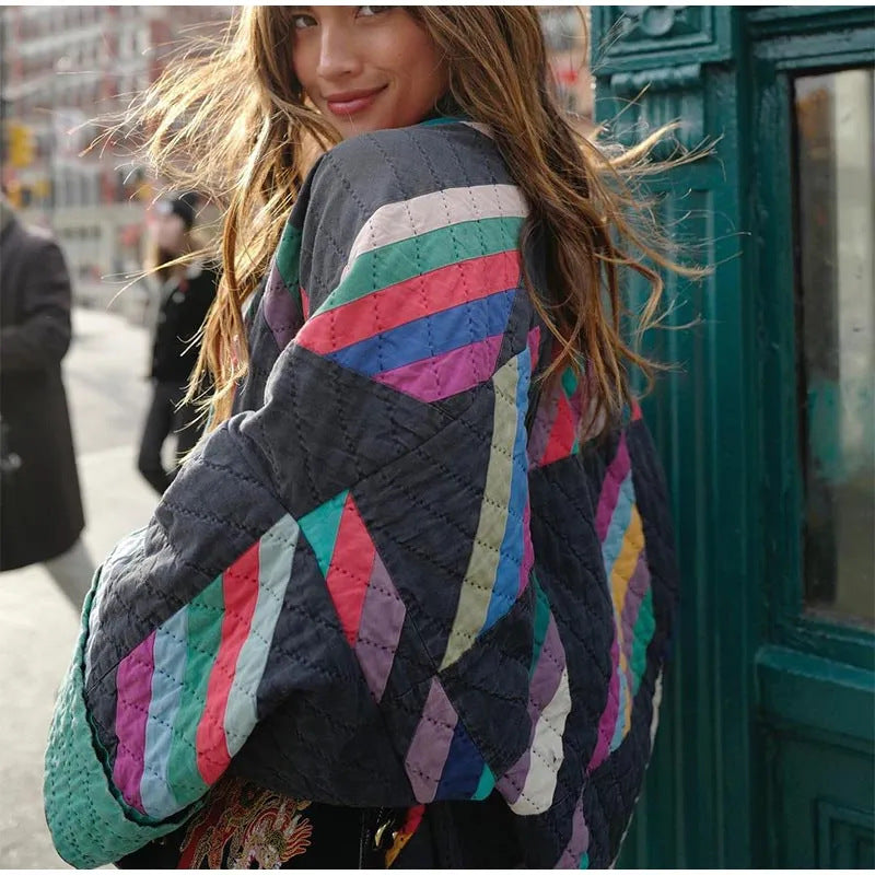 Vintage women's jacket with a modern flair - Daria