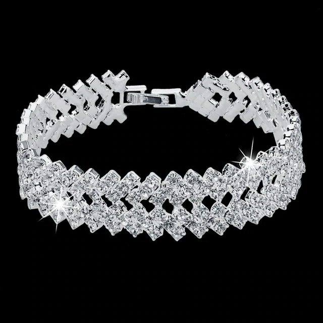 Crystal Charm Bracelet | Elegant Women's Jewellery