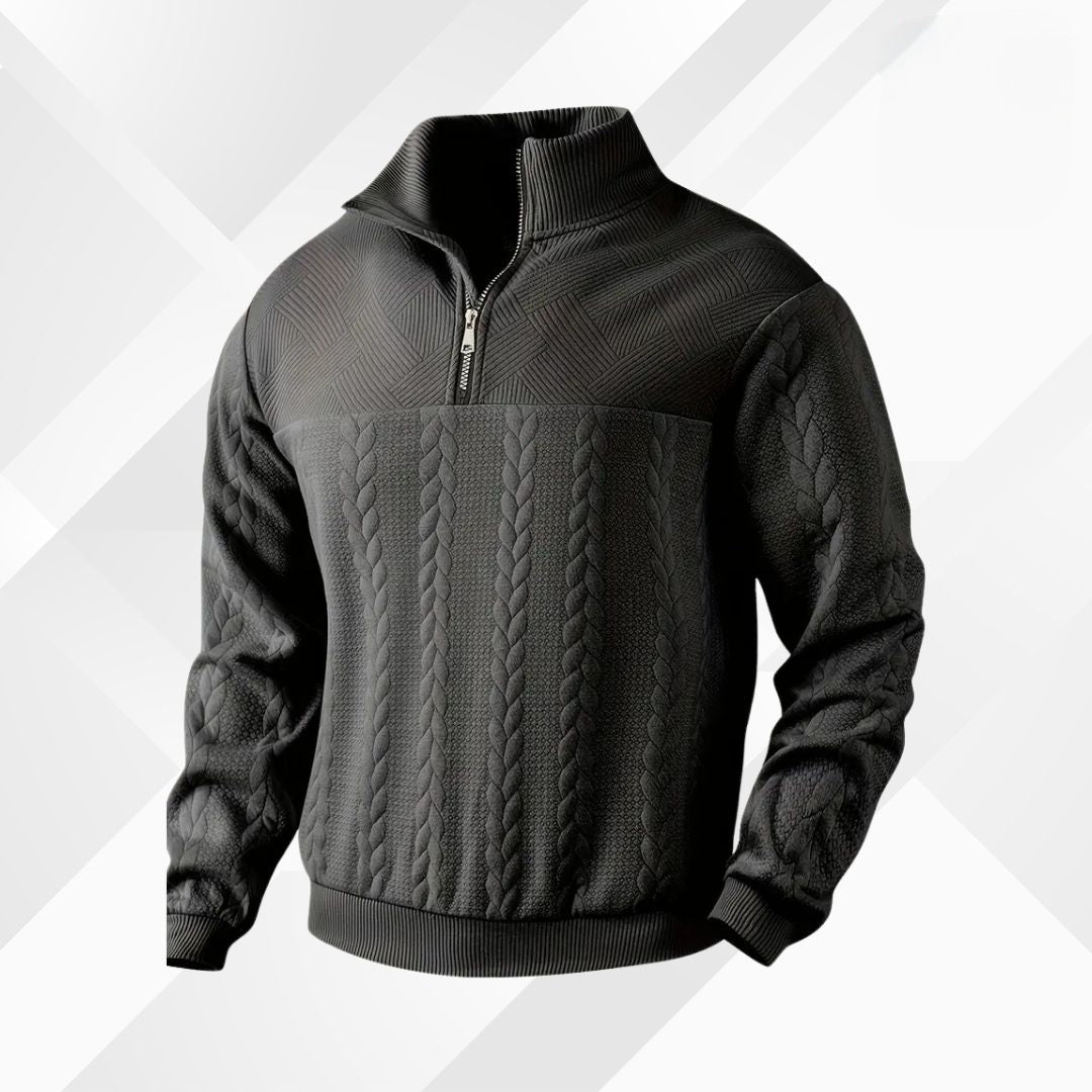 Men's pullover with cashmere merino wool – Autumn Magic Severin