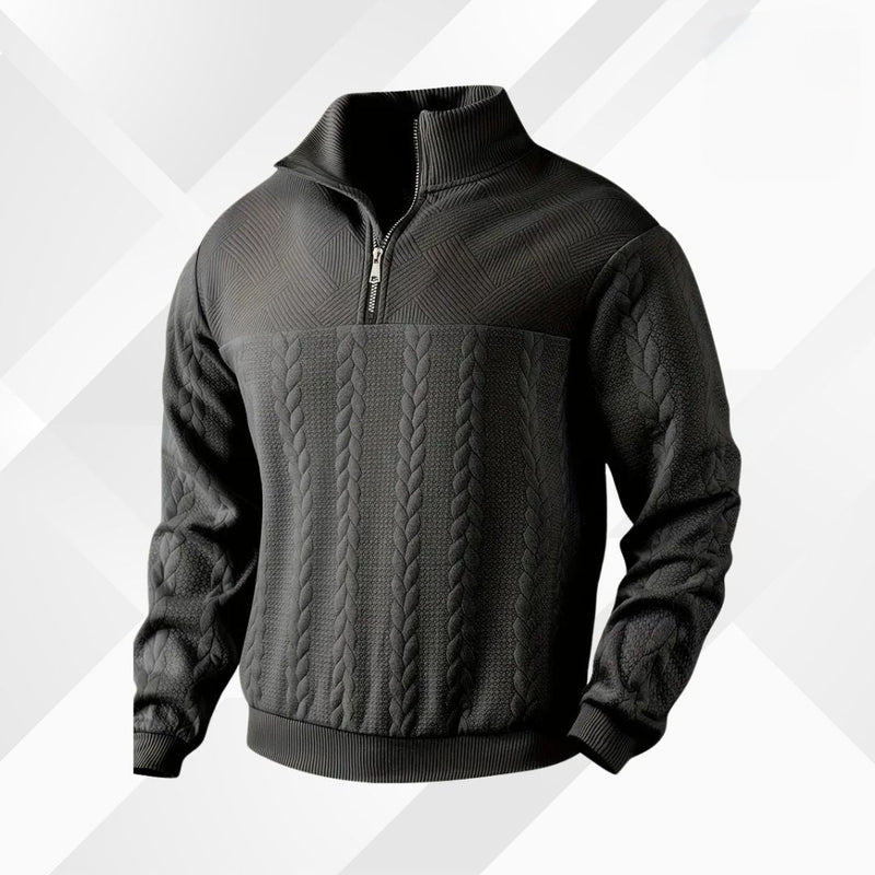 Men's pullover with cashmere merino wool – Autumn Magic Severin