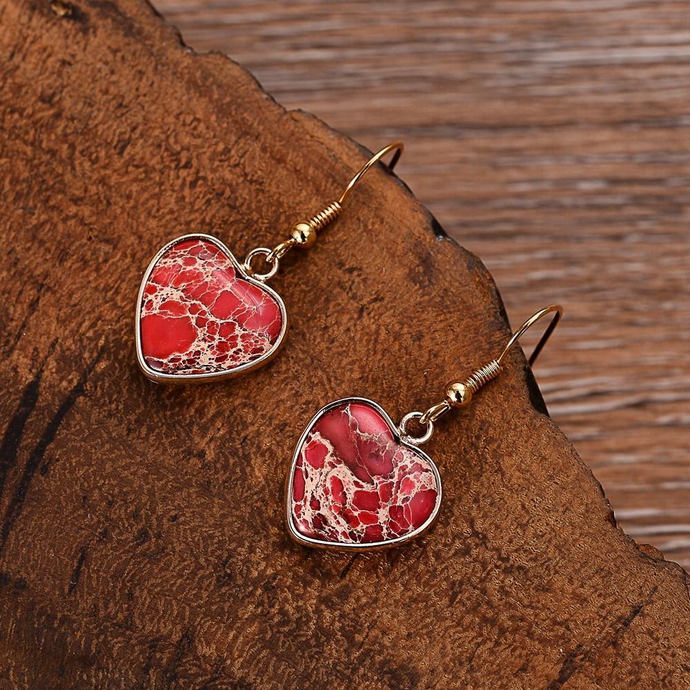 Ruby Essence Jasper Earrings – Sienna