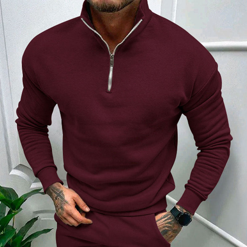 Men's Sweater with Half Zip – Matteo
