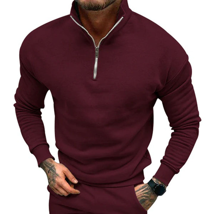 Men's Sweater with Half Zip – Matteo