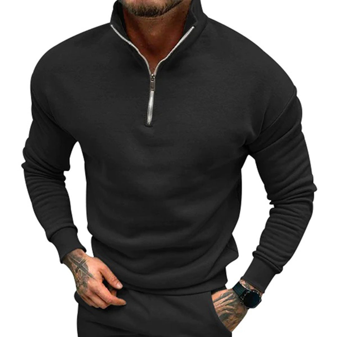 Men's Sweater with Half Zip – Matteo