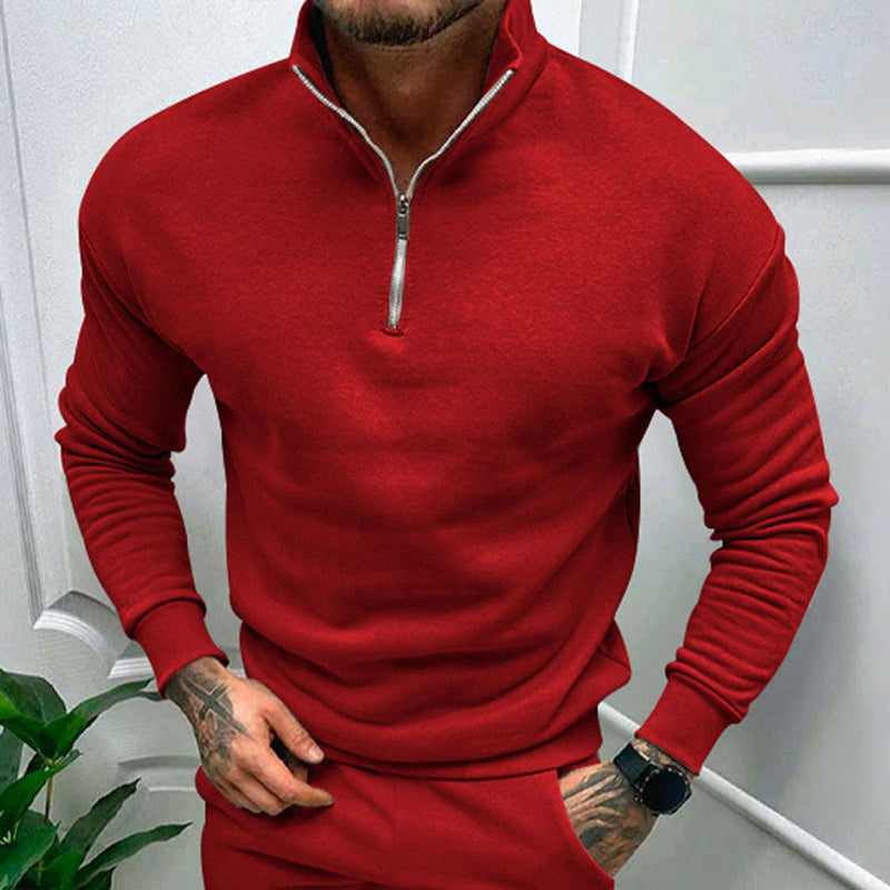 Men's Sweater with Half Zip – Matteo