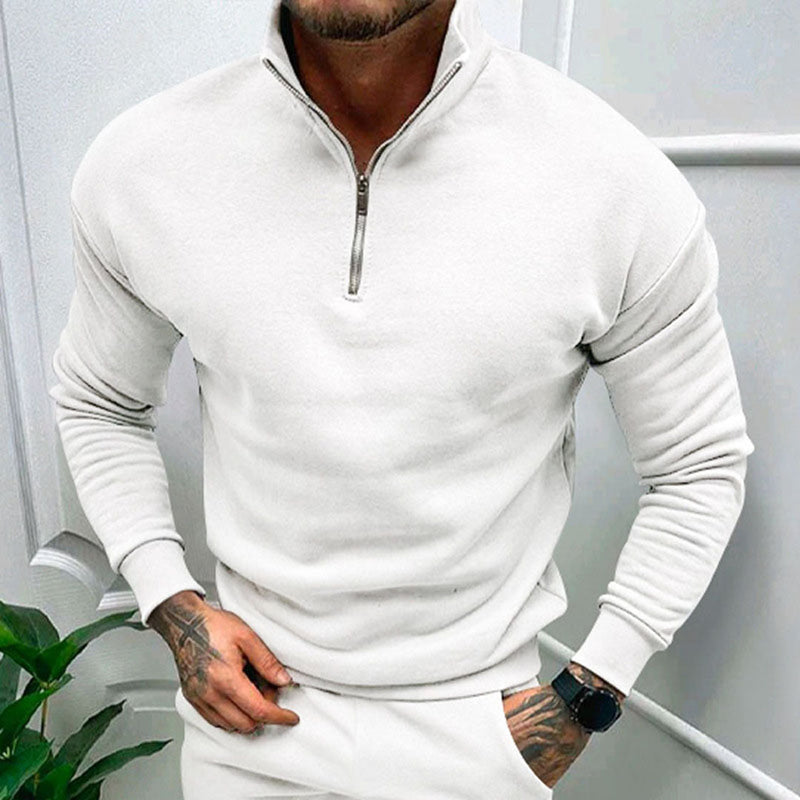 Men's Sweater with Half Zip – Matteo