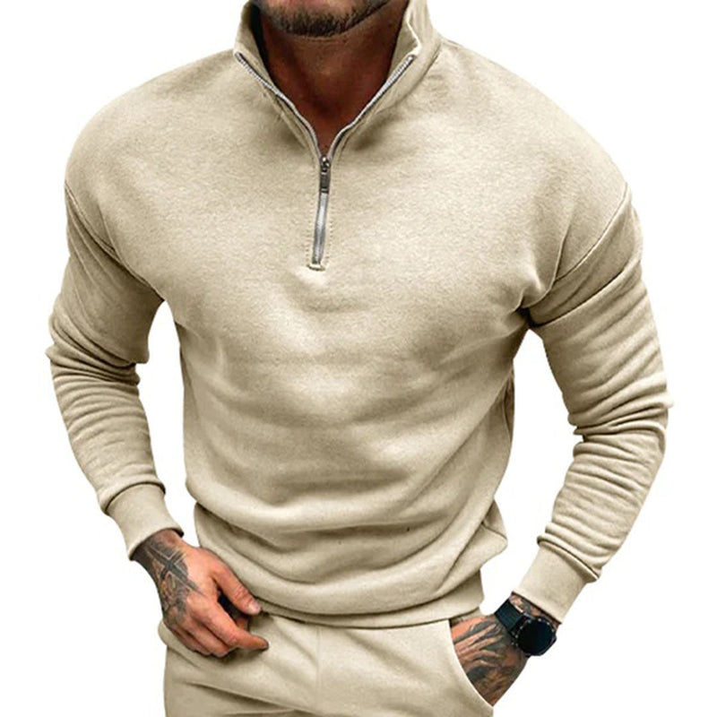 Men's Sweater with Half Zip – Matteo