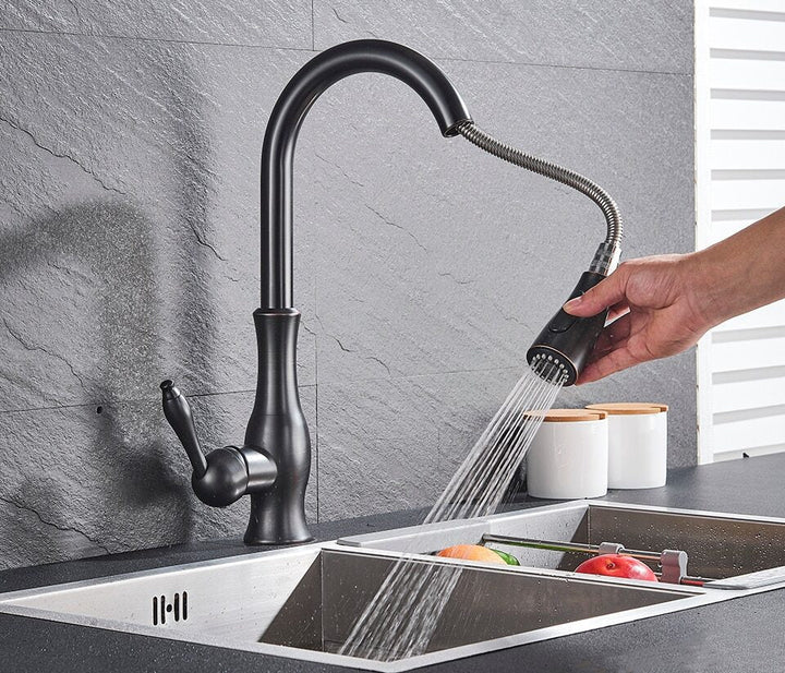 Pull-Out Kitchen Faucet - FlexFlow
