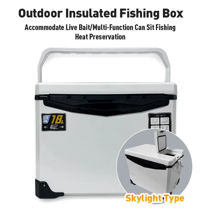 Fishing Cooler Box with Air Vents & Long-Lasting Cold Storage – Auren