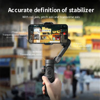 3-Axis Smartphone Gimbal Stabiliser with AI Tracking & Face Detection – Alvion