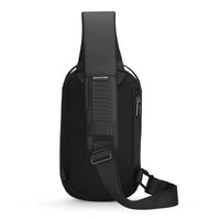 Waterproof Hard-Shell Crossbody Bag with USB Port