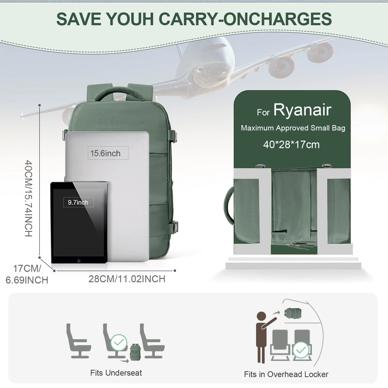 Airline Cabin Backpack with Laptop Compartment
