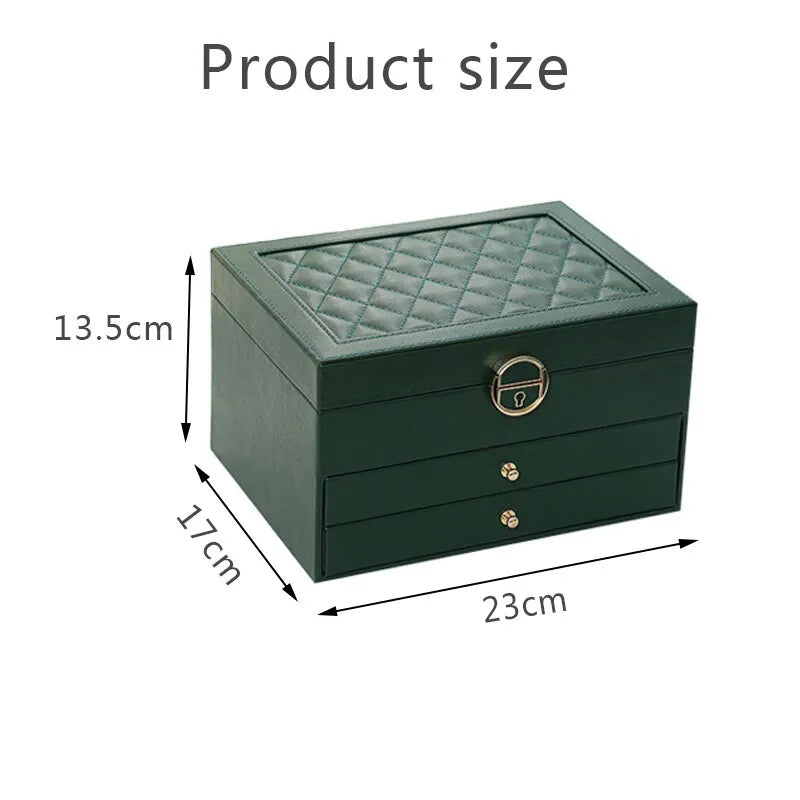 Multilayer Leather Jewellery Box | Organised and Stylish Storage