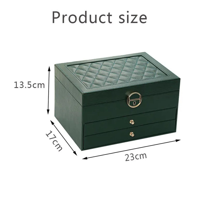 Multilayer Leather Jewellery Box | Organised and Stylish Storage
