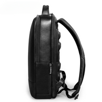 Full-Grain Leather Backpack with 17 Inch Laptop Compartment