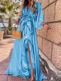 Stylish Beach Dress with Print - Zamara