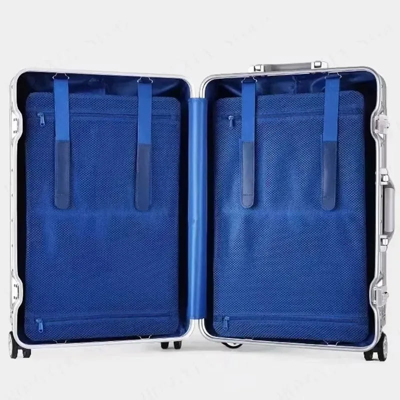 Aluminium-Magnesium Alloy Luggage with Spinner Wheels & TSA Lock
