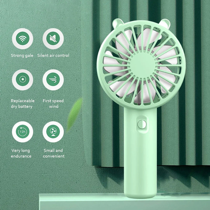 Portable USB Rechargeable Mini Hand Fan – Veyra (1+1 FREE)
