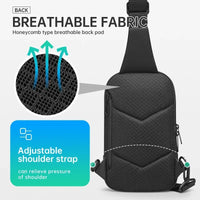 Compact Waterproof Crossbody Sling Bag for Men