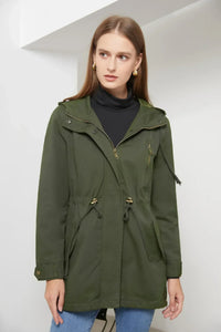 Stylish women's hooded jacket – Marielle Autumn Magic Edition