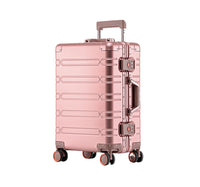 Large Capacity Aluminium Luggage Set with Carry-On & Check-In Options