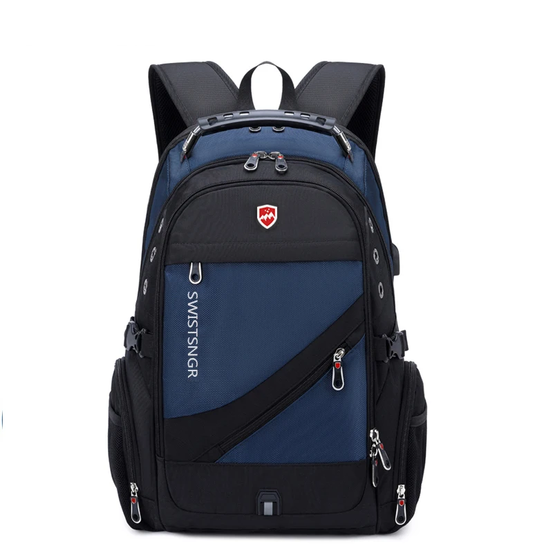 Extra-Large Waterproof Laptop & Travel Backpack with USB Charging