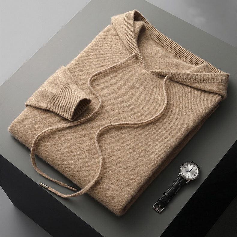 Men's hoodie made of merino wool – Cassiano autumn edition
