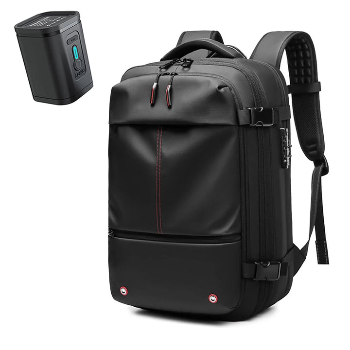 Expandable Waterproof Laptop & Vacuum Compression Travel Backpack