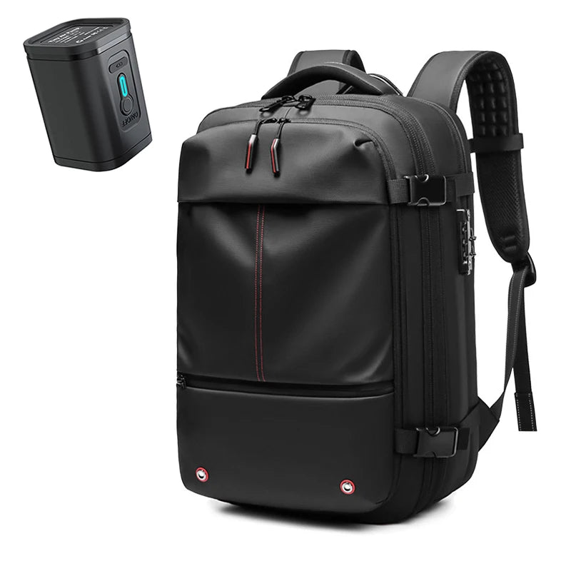 Expandable Waterproof Laptop & Vacuum Compression Travel Backpack