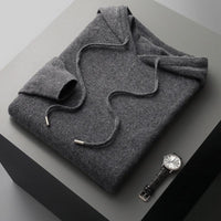 Men's hoodie made of merino wool – Cassiano autumn edition
