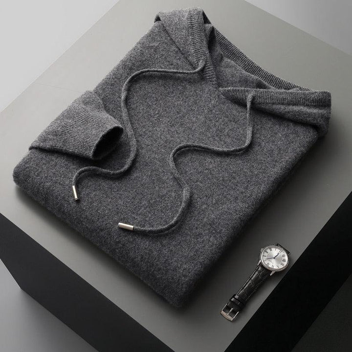 Men's hoodie made of merino wool – Cassiano autumn edition