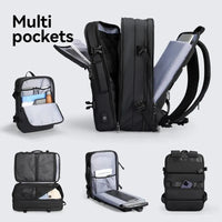 Expandable Waterproof Laptop & Airline Travel Backpack