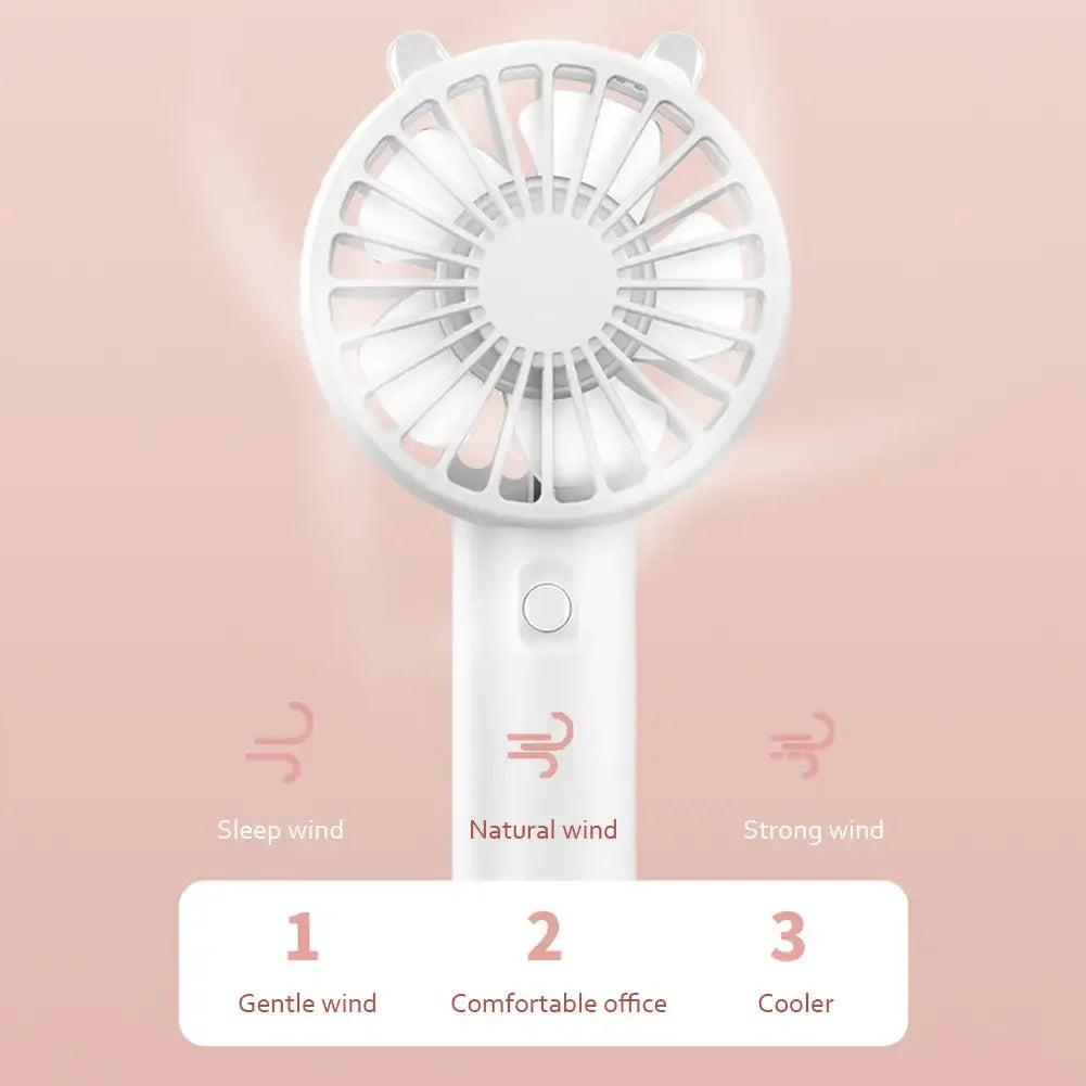 Portable USB Rechargeable Mini Hand Fan – Veyra (1+1 FREE)