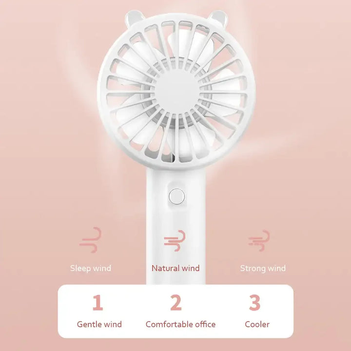 Portable USB Rechargeable Mini Hand Fan – Veyra (1+1 FREE)