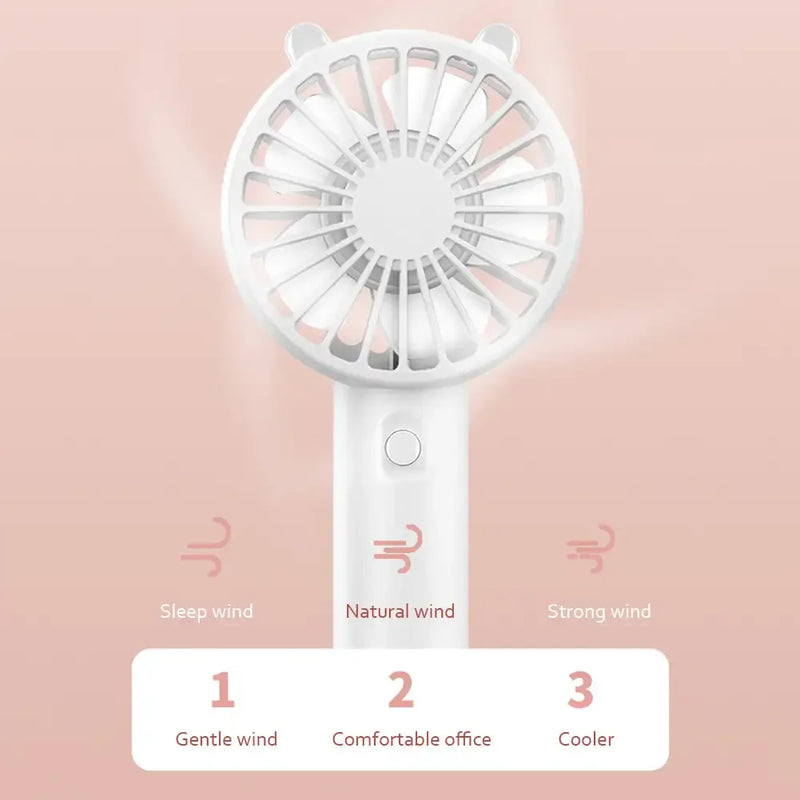 Portable USB Rechargeable Mini Hand Fan – Veyra (1+1 FREE)