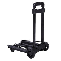 Folding Portable Hand Truck with 2 or 4 Wheels Adjustable Pull Rod – CarryFlex