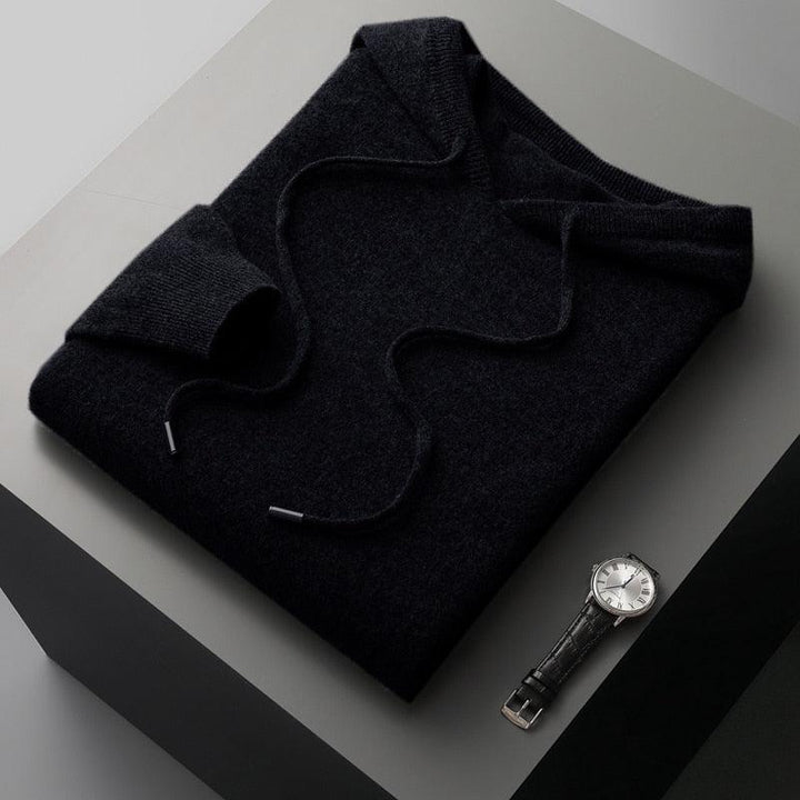 Men's hoodie made of merino wool – Cassiano autumn edition