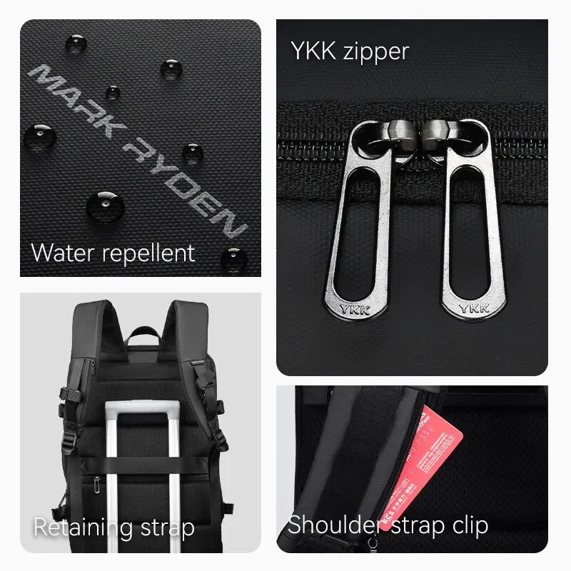 Expandable Waterproof Laptop & Airline Travel Backpack