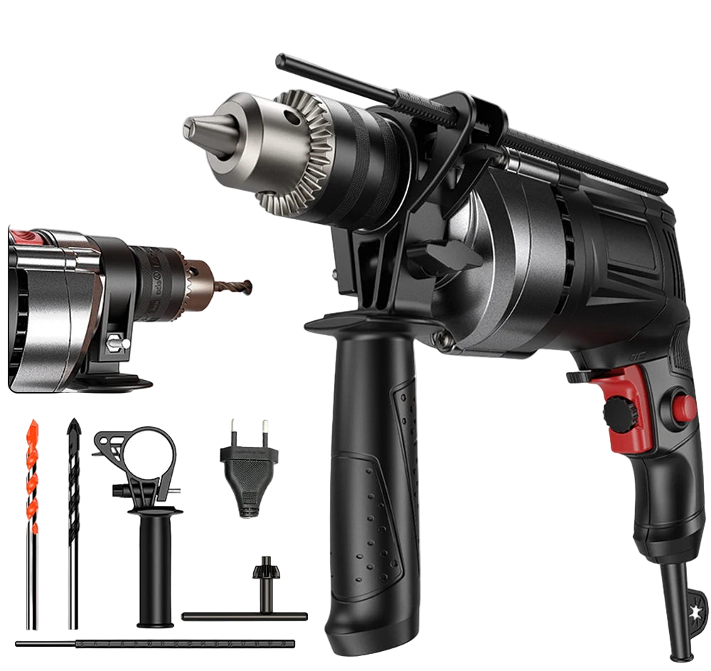 780W Electric Hammer & Drill with Variable Speed – DrillForce