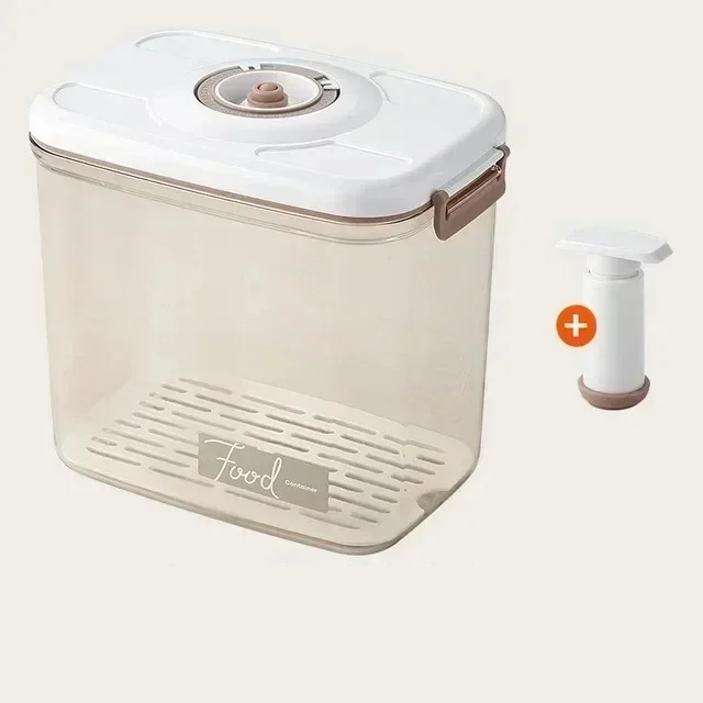 Food Vacuum Storage Box Transparent Container with Hand Pump – FreshLock