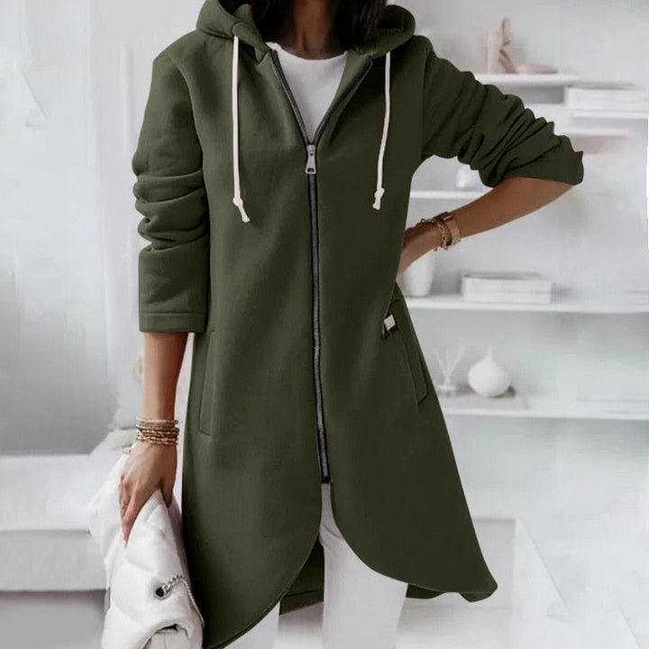 Ladies Hoodie Vest with Zip and Hood – Shaly
