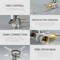 Mini Portable Camping Gas Stove with Adjustable Flame – Solen