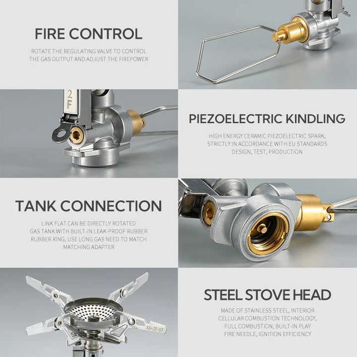 Mini Portable Camping Gas Stove with Adjustable Flame – Solen